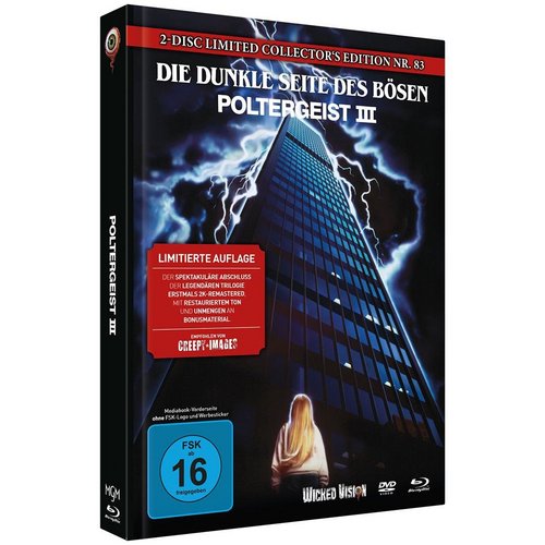 Poltergeist 3 - Die dunkle Seite des Bösen - Mediabook - Cover C - Limited Collector‘s Edition Nr. 83 (Blu-ray Disc)