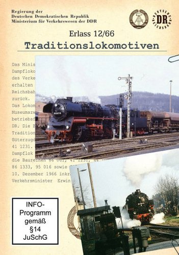 DDR Traditionslokomotiven - Erlass 12/66 (DVD)