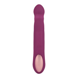 Stoßender Rabbitvibrator aus Silikon, 21,5 cm
