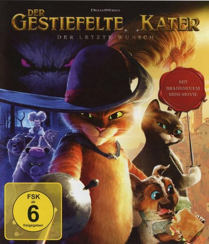 Der gestiefelte Kater 2 - Der letzte Wunsch (Blu-ray), gebraucht