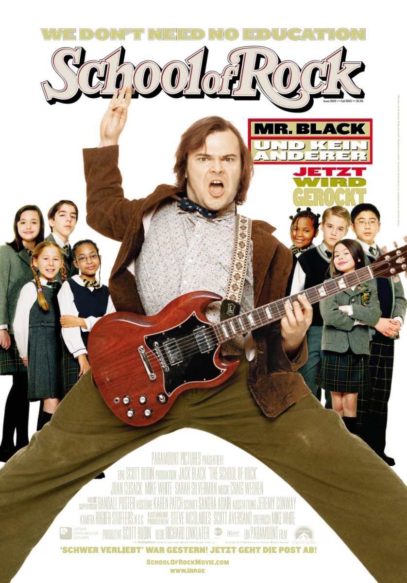 School of Rock DVD oder Bluray leihen VIDEOBUSTER.de