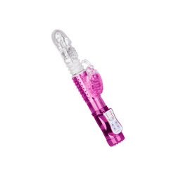 Stoßender Perlen vibrator, 25,5 cm