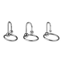 Penisplug-Set mit Eichelring, 3 tlg.