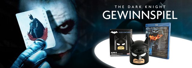 Gewinnspiel: THE DARK KNIGHT: BATMAN-Fanpaket-Gewinne flattern mit Glück ins Haus!