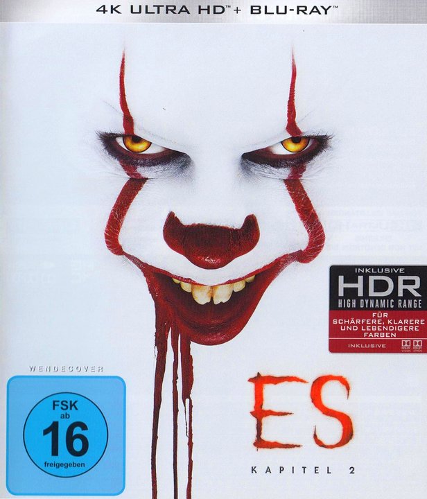 Es - Kapitel 2 (4K UHD), gebraucht, ohne Cover