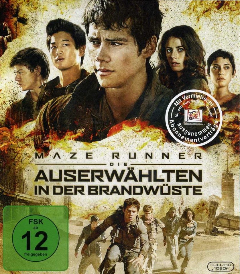 Maze Runner 2 Die Auserwahlten In Der Brandwuste Dvd Blu Ray Reviews Movie2digital