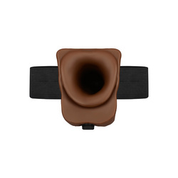 Hollow Strap-On with Balls, 21 cm