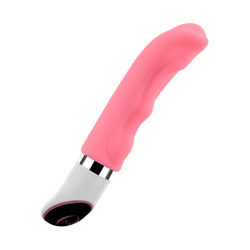 Vibrator mit Wellenstruktur aus Silikon, 13 cm