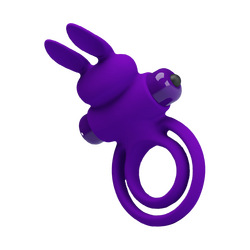 Vibrating Bunny Cock Ring, 3,4 - 4,6 cm