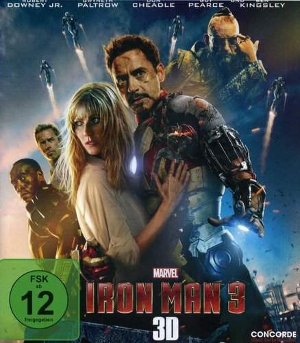 Iron Man 3  (inkl. 2D-Version) (Blu-ray 3D), neu - ovp