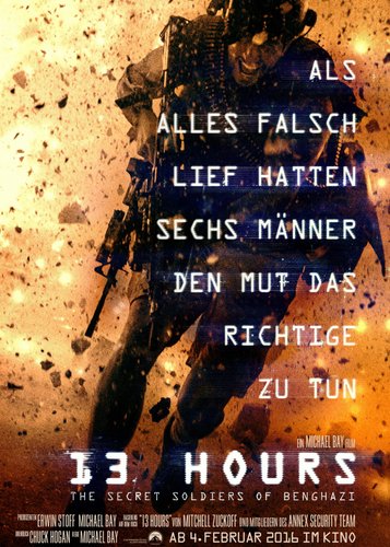 13 Hours - The Secret Soldiers of Benghazi - Poster 2