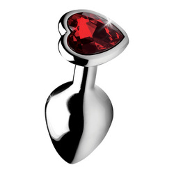 Booty Sparks - Red Heart Gem Medium, 8,4 cm