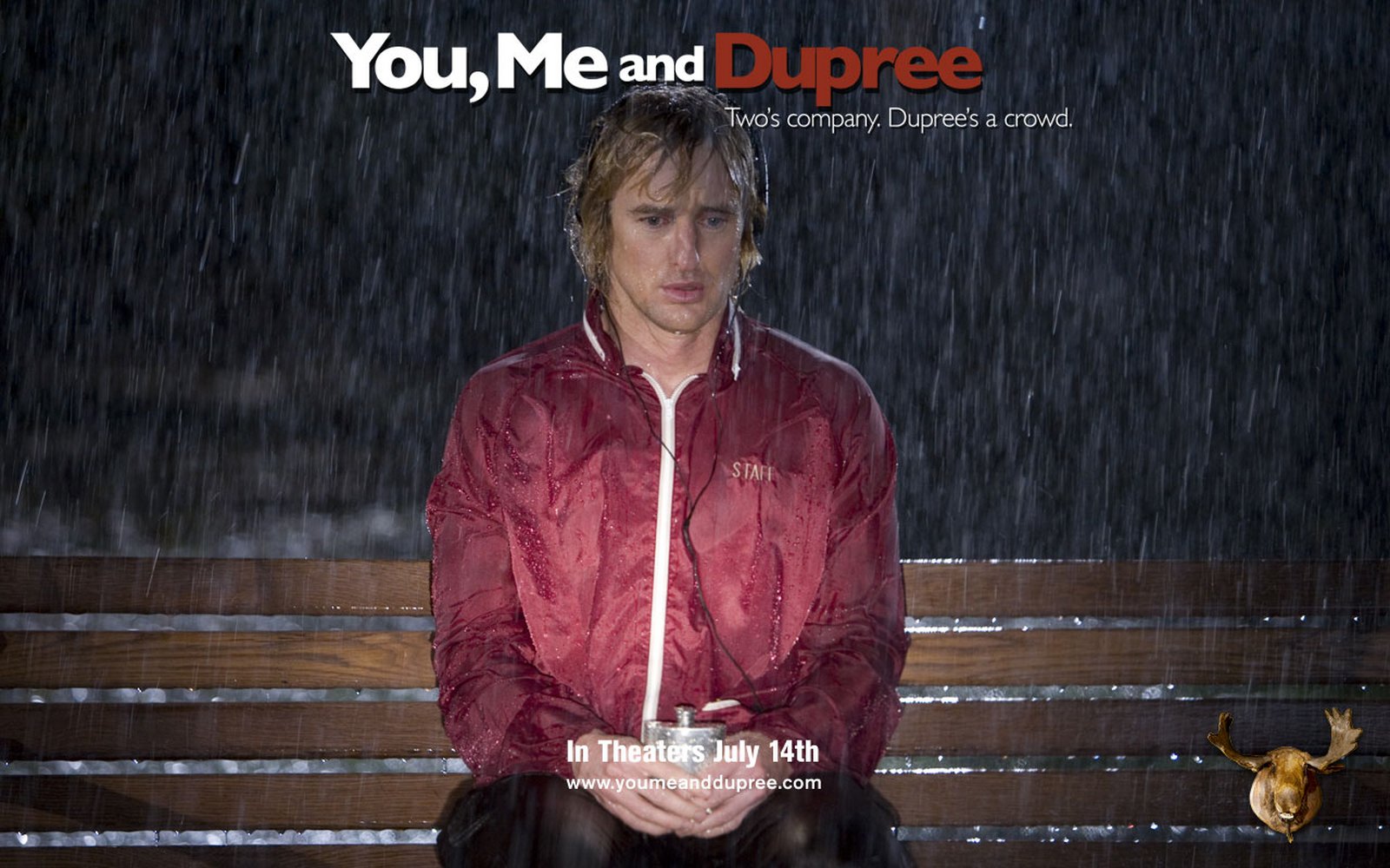 You and me and he. Owen Wilson you me and Dupree. Он я и его друзья.