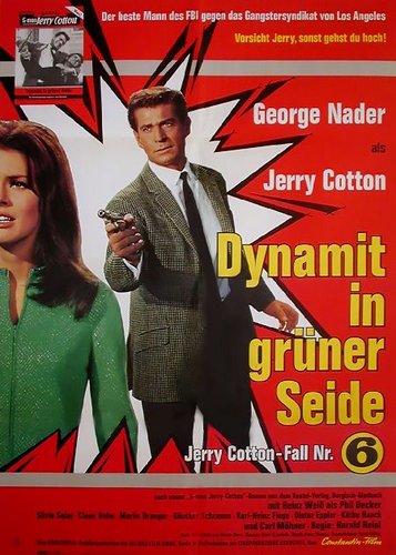 G-man Jerry Cotton 6 - Dynamit in grüner Seide - Poster 1