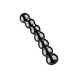 Glasdildo mit Kugelstruktur, 17 cm