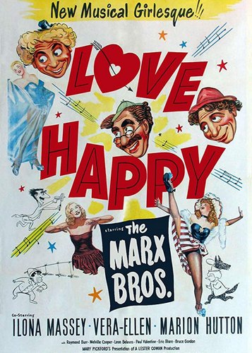 Die Marx Brothers - Love Happy - Poster 2