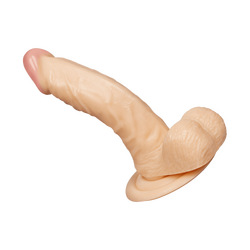 Gebogener Naturdildo, 17cm