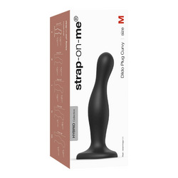 Dildo Plug Curvy, - Größe M, 15 cm