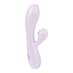 Silikon-Rabbitvibrator mit Zunge, 19,5 cm