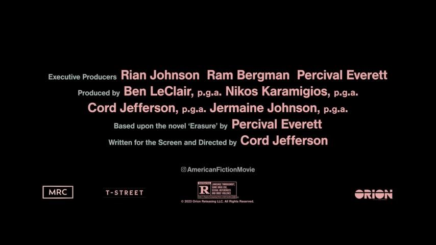 American Fiction - Trailer - Englisch - SD