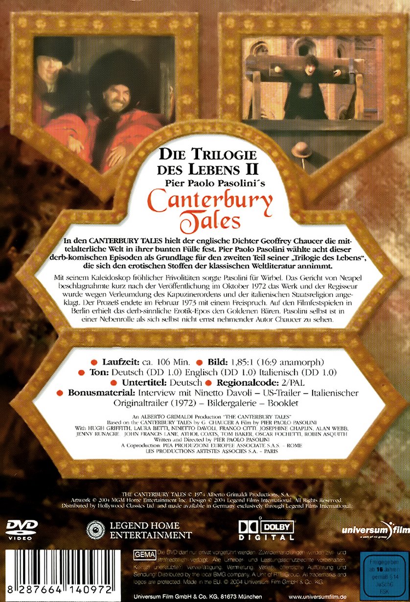 Die Canterbury Tales Die Canterbury Tales