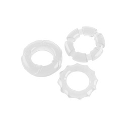 Stretchy Cock Rings, 3 Teile, 2,5   5,5 cm
