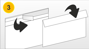 Versandumschlag Schritt 3